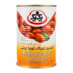 کنسرو لوبیا با سس گوجه فرنگی یک و یک(420 گرم)